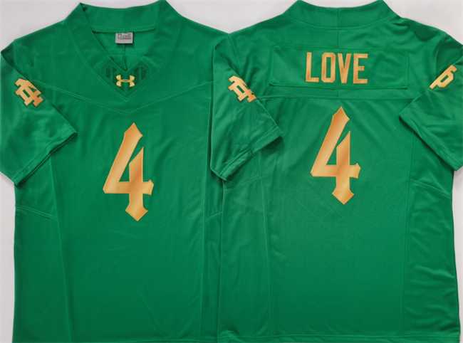 Men's Notre Dame Fighting Irish #4 Jeremiyah Love Green 2025 F.U.S.E. Limited Stitched Jersey,We sell and wholesale Men's Notre Dame Fighting Irish #4 Jeremiyah Love Green 2025 F.U.S.E. Limited Stitched Jersey on line form chian!